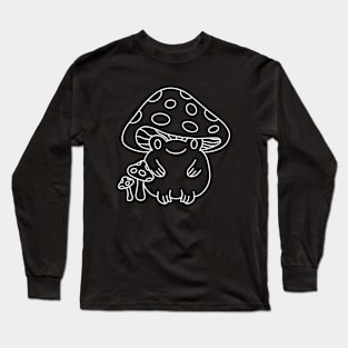 Mushroom line Long Sleeve T-Shirt